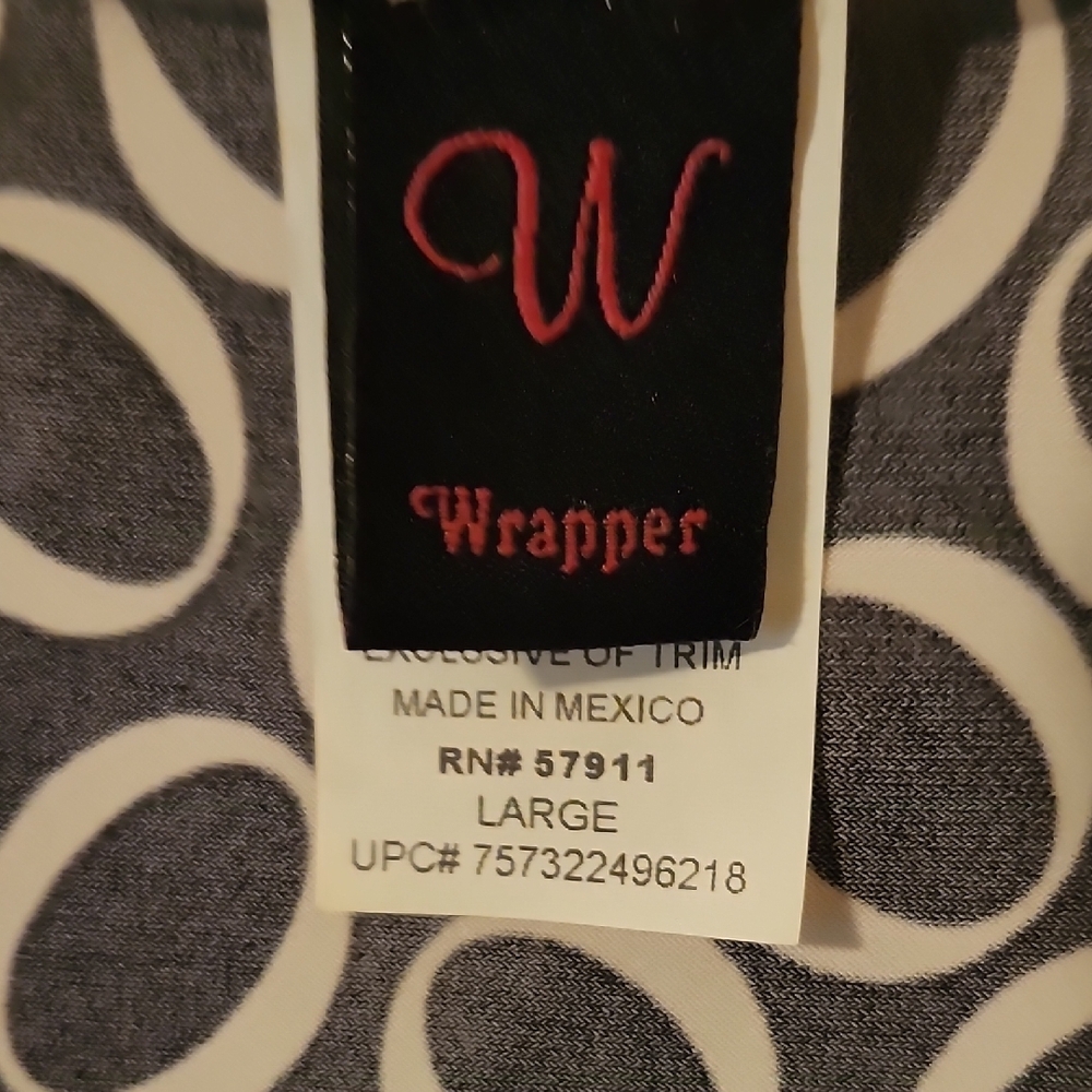 Wrapper Black and White A-line Cocktail Dress - Picture 2 of 4